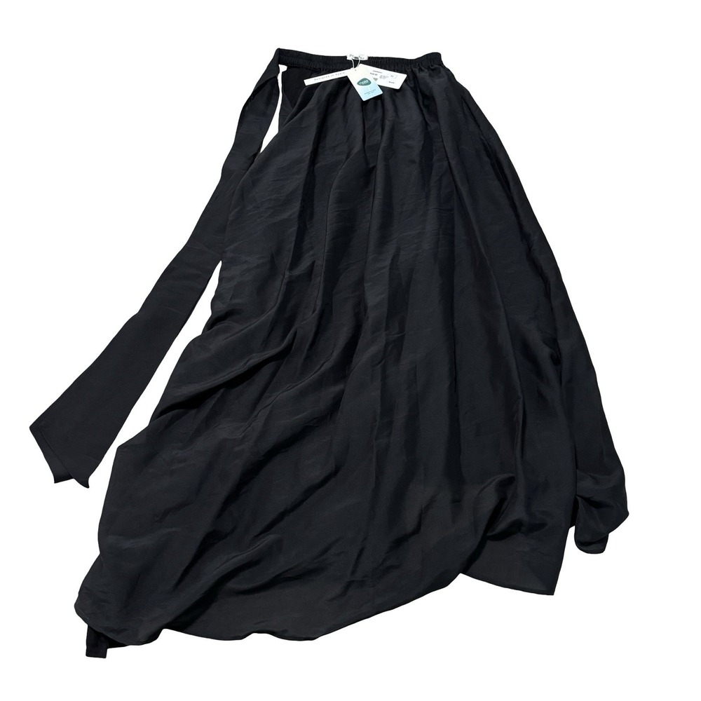 NWT Psophia Women's One Shoulder Naia Dress Black Size XS Length 51" (MSRP $545)